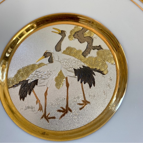 The Japanese Floral Calendar Chokin Plate Collection New Year’s Day - Picture 2 of 6